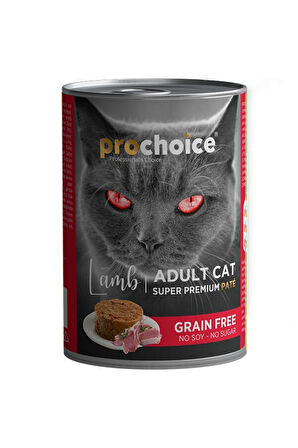 Adult Cat Lamb Pate Kuzulu Kedi Konservesi 6x400 gr -