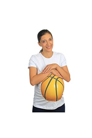 Mummy's Baby Hamile Tişört Basket Beyaz