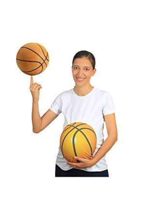 Mummy's Baby Hamile Tişört Basket Beyaz