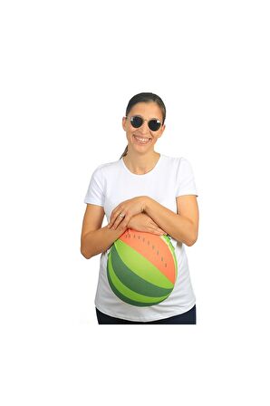 Mummy's Baby Hamile Tişört Karpuz Beyaz