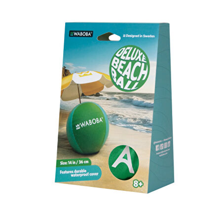 Waboba XL Beach Topu 14 inç  Yeşil-8+ Yaş