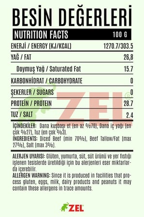Zel Dana Et Kavurma Konserve 2x80 gr x 2 Adet