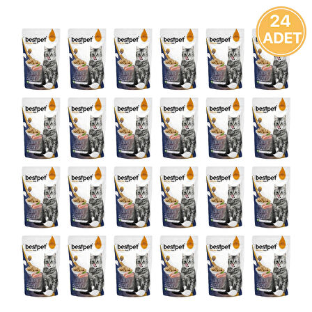 Bestpet Tavuk Etli Yetişkin Kedi Konservesi 85 Gr (24 Adet)