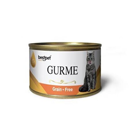 BestPet Gurme Kedi Konservesi Somonlu Parça Etli 100 Gr