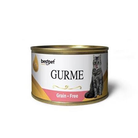 BestPet Gurme Kedi Konservesi Somonlu Sterilised 100 Gr
