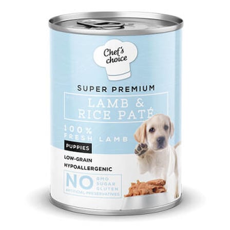 Pate Lamb Puppy Kuzulu Düşük Tahıllı Yavru Köpek Konservesi 400 Gr