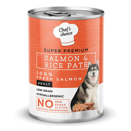Pate Somonlu Düşük Tahıllı Yetişkin Köpek Konservesi 400 Gr