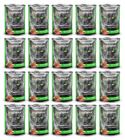 Pro Choice Selective Biftek Ve Cigerli Kiyilmis Yetiskin Kedi Konservesi 400 Gr*20 ADET