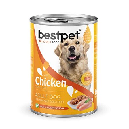 Bestpet Tavuklu Yetişkin Köpek Konservesi 400 gr