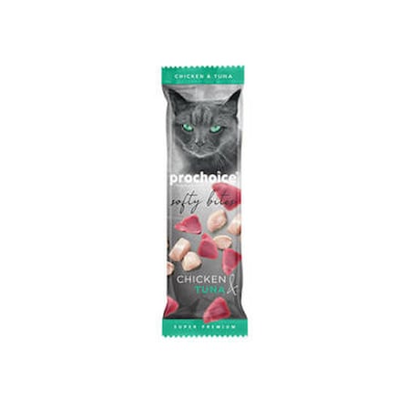 Softy Bites Tavuklu ve Ton Balıklı Yumuşak Kedi Ödül Maması 10 Gr
