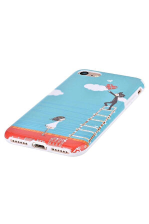 Kopya - Iphone 7, Iphone 8 Için Lotus Tpu Silikon Kılıf