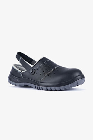 Mekap 210 Slipper Jeriko S1 Koruyucu İş Terliği Siyah Hafif Rahat Model