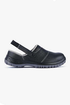 Mekap 210 Slipper Jeriko S1 Koruyucu İş Terliği Siyah Hafif Rahat Model