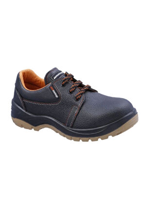 Mekap 106 Rolax S3 İş Ayakkabısı Siyah Deri, Çelik Burun, Delinmez Taban, Suya Dayanıklı