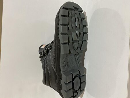 Mekap Yuvarlak Burun Orta Topuk Bağcıklı Gore Tex Outdoor Kahverengi Klasik Bot Deri