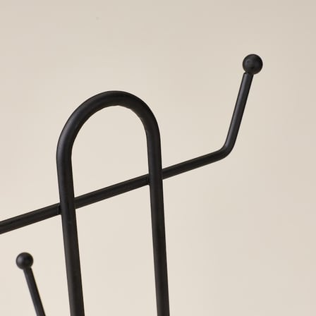 Suntel Metal Kupa Askısı - Siyah - 30 cm