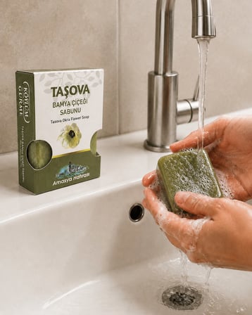 Köylüm Gurme Taşova Bamya Çiçeği Sabunu 100 gr