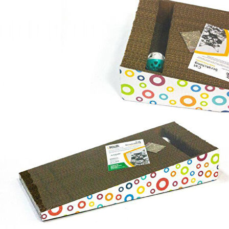 Ally Paws Toplu Karton Kedi Tırmalama 44x21x8 cm