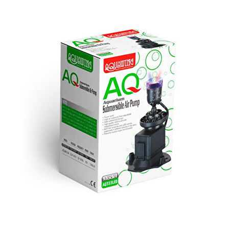 AQ333LED-AQUAWING LEDLİ DALGIÇ HAVA MOTORU 3W 500L/H