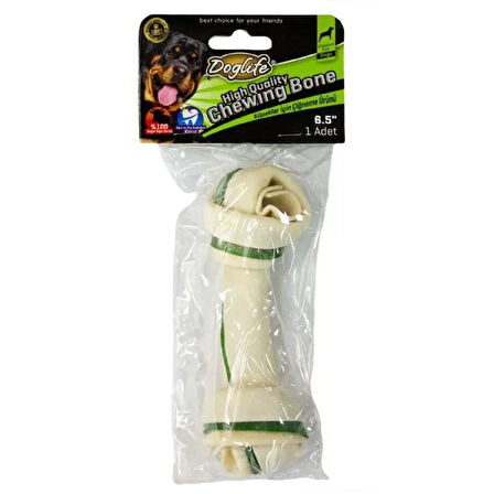 Doglife Ağız Sağlığı Destekleyici Renkli Düğümlü Kemik 17 Cm 50 Gr