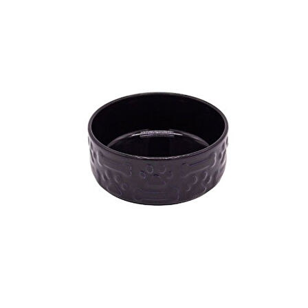 Design Seramik Köpek Mama ve Su Kabı Lacivert 12 Cm 250 Ml 