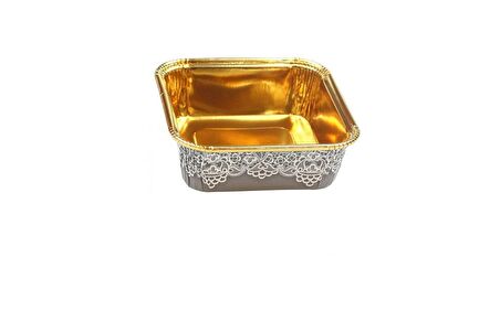 PREMİUM KARE KASE GRİ 6'LI