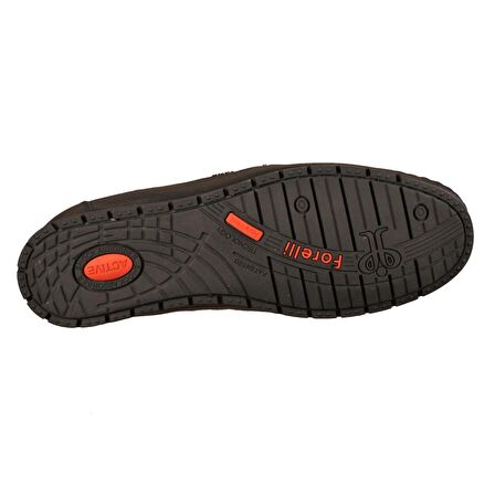 Forelli 35201 Siyah Erkek Slip On Hakiki Deri Ayakkabı