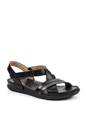 Forelli 22301-G Kadın Sandalet Siyah