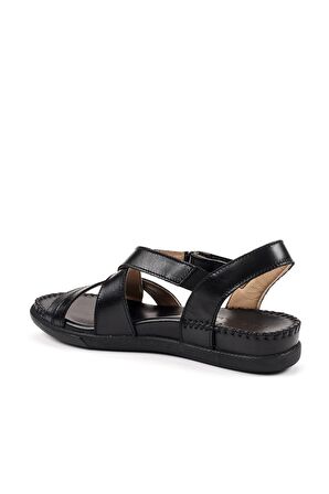 Forelli 22301-G Kadın Sandalet Siyah