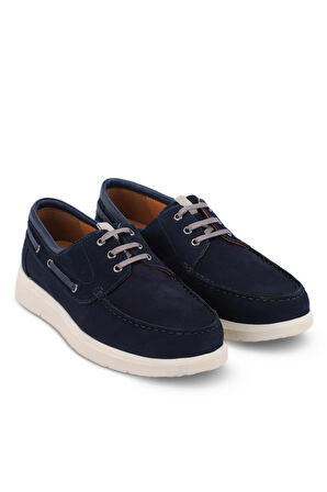 Forelli 45101-G Comfort Erkek Ayakkabı Lacivert Nubuk 