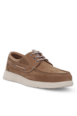 Forelli 45101-G Comfort Erkek Ayakkabı Kum Nubuk
