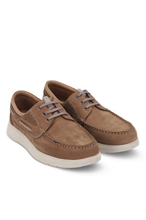 Forelli 45101-G Comfort Erkek Ayakkabı Kum Nubuk