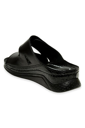 Forelli 23616Z Greta-H Comfort Siyah Kadın Terlik