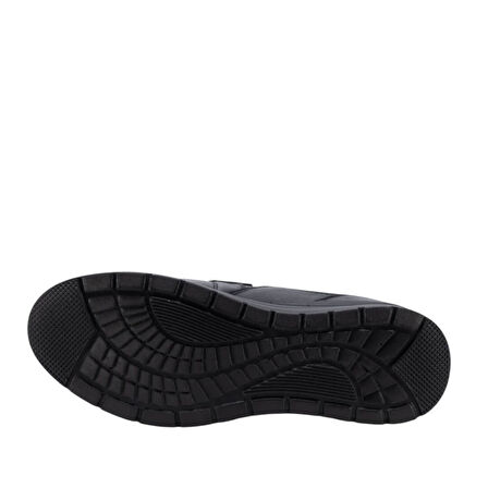 Forelli 21314-H Avilla Siyah Kadın Comfort Deri Ayakkabı