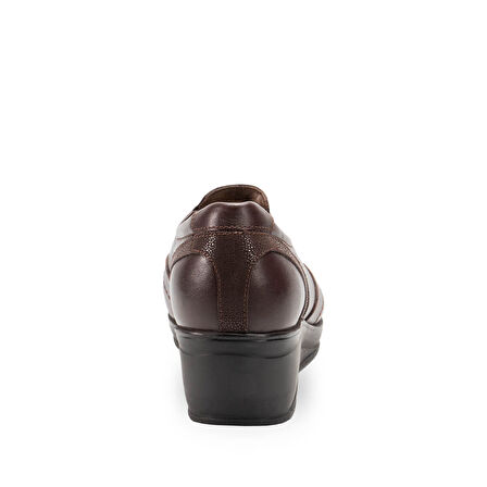 Forelli RUBY 57610-G Kahve Kadın Günlük Deri Comfort Ayakkabı