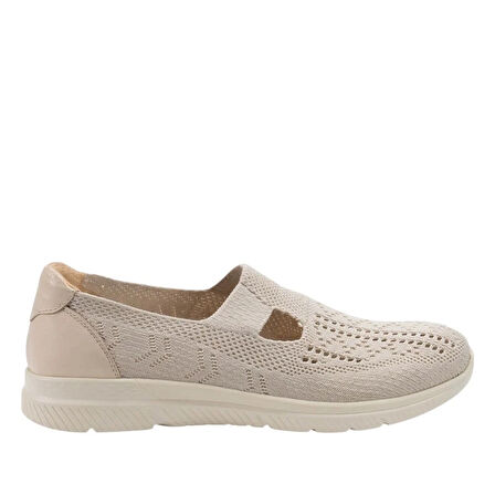 Forelli 29424-G Ibiza Bej Kadın Comfort Ayakkabı