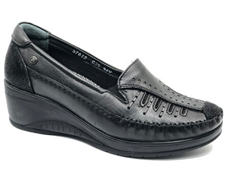 Forelli Sahra Hakiki Deri Ortopedik Comfort Kadın Casual Ayakkabı