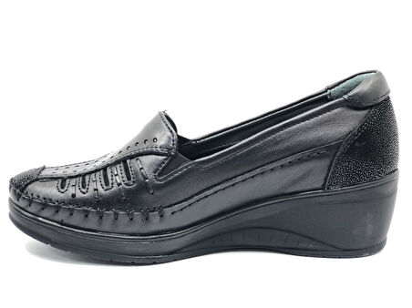 Forelli Sahra Hakiki Deri Ortopedik Comfort Kadın Casual Ayakkabı