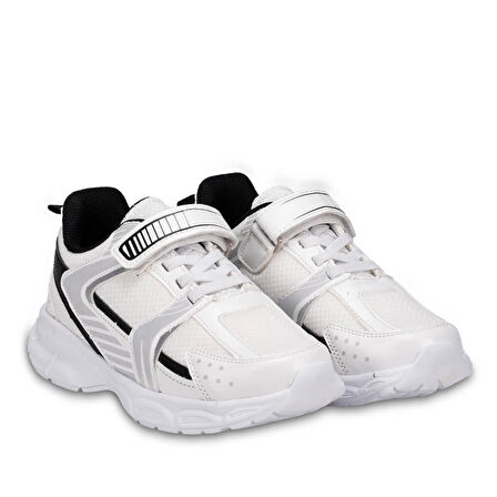 FORELLİ MARS ORTOPEDİ ÇOCUK SPOR AYAKKABI BEYAZ-SİYAH