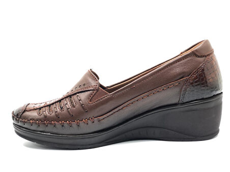 Forelli Sahra Hakiki Deri Ortopedik Comfort Kadın Casual Ayakkabı