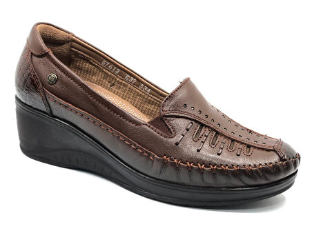 Forelli Sahra Hakiki Deri Ortopedik Comfort Kadın Casual Ayakkabı