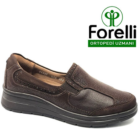 Forelli Faye Hakiki Deri Ortopedik Comfort Kadın Casual Ayakkabı