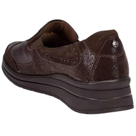 Forelli 21327-H Faye Kahve Kadın Comfort Deri Ayakkabı