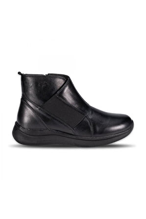 Forelli 27957 Eldo Comfort Fermuarlı Siyah Kadın Bot