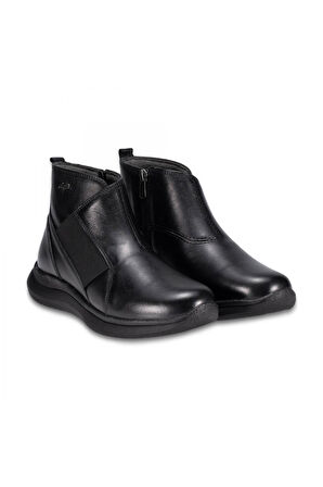 Forelli 27957 Eldo Comfort Fermuarlı Siyah Kadın Bot