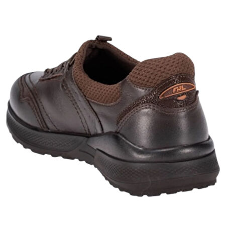 Forelli 46709-G Slins Kahve Kadın Comfort Deri Ayakkabı