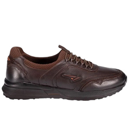 Forelli 46709-G Slins Kahve Kadın Comfort Deri Ayakkabı