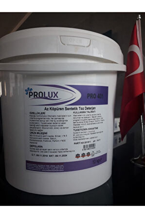 Prolux Pro 401 Az Köpüren Sentetik Toz Deterjan 10 kg