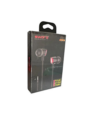 Sword SLC01 Mikrofonlu Kablolu Kulak İçi Kulaklık 3.5mm Jack Girişli