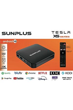 Tesla Xs Series Android Tv Box 2gb Ram -16 gb Hafıza Android 12 Tvbox - 4 k 3840*2160 p